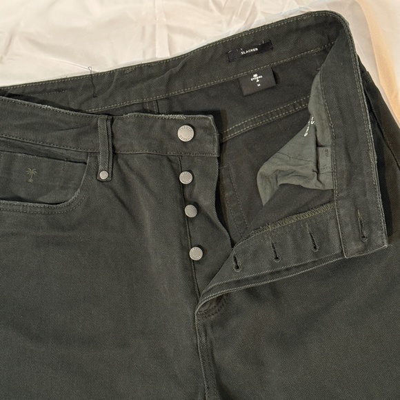 Thrills Slacker Jeans Oil Green 32 - Picture 1 of 5